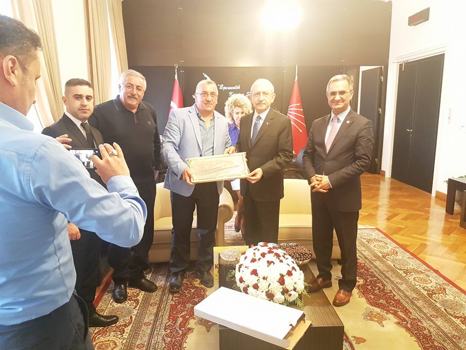 CHP Koyulhisar İlçe teşkilatından, Kılıçdaroğlu’na Ziyaret