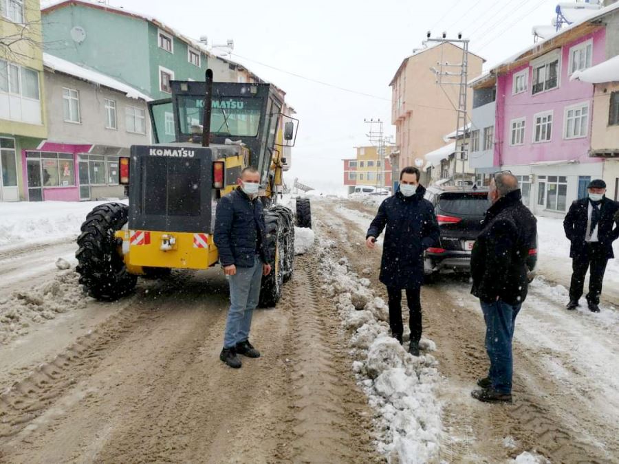 KAYMAKAM DOĞAN KARLA MÜCADELE ÇALIŞMALARINI İNCELEDİ !