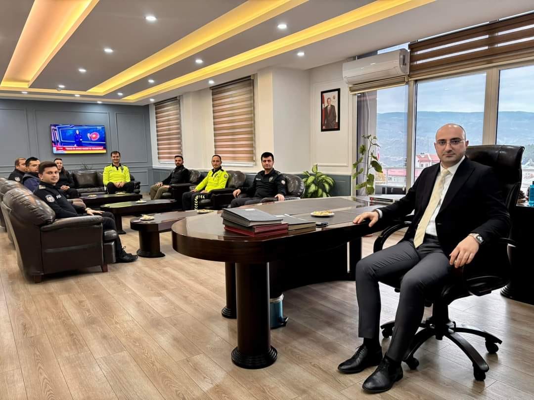İlçe Emniyet Amiri Sedat Akkaya’dan Kaymakam Ferhat Salih Ceylan’a Anlamlı Ziyaret.
