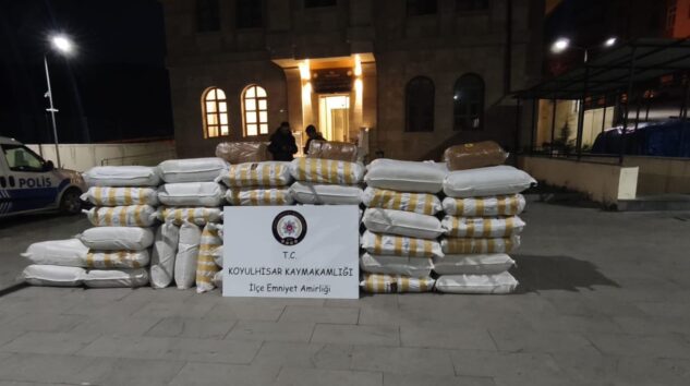 1 TONU AŞKIN Kıyılmış Tütün Ele Geçirildi