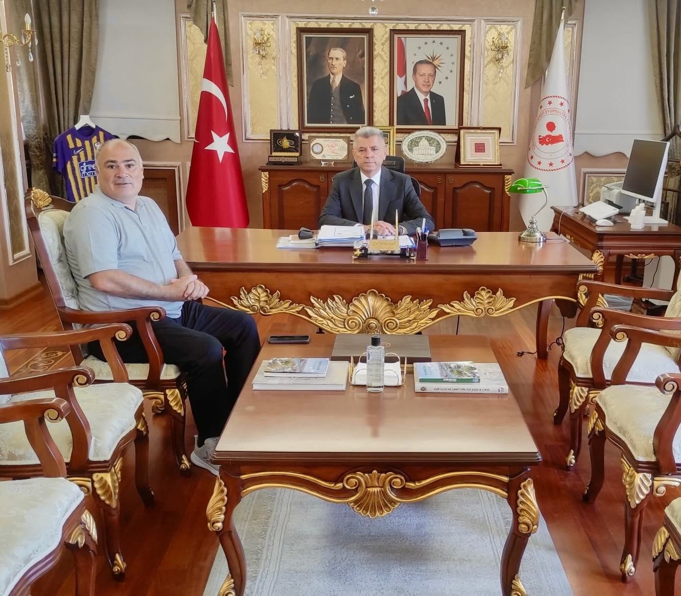 Eyüpsultan Kaymakamı Arslan Yurt’a Ziyaret